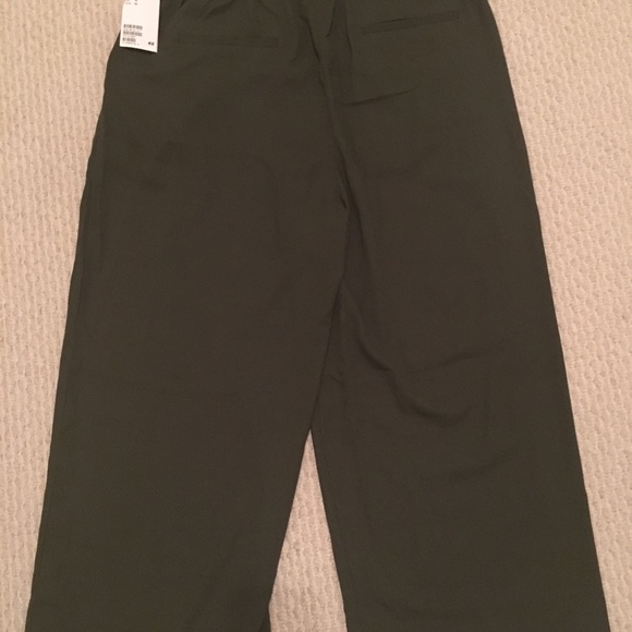 NWT H&M Olive Green Pants Size 10 - Picture 3 of 6